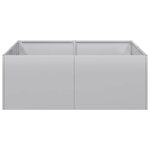 vidaXL Jardinière 80x80x30 cm acier galvanisé