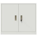 vidaXL Armoire de rangement Blanc 80 x 40 x 70 cm Acier