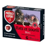 Protect Expert FB300 Souris - Céréales + Boîte Appât Intégrée 80 g Pex