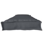 vidaXL Coussin de palette Anthracite 180 x 40 x 8 cm Tissu Oxford