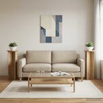 vidaXL Support de Plante 2 pièces Chêne artisanal Ø40 x 100 cm