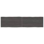 vidaXL Dessus de table bois massif traité bordure assortie