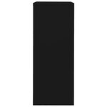Armoire de bureau acier noire 90 x 40 x 102 cm avec étagère réglable et tiroirs pratiques style contemporain 02_0046905