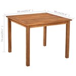 vidaXL Ensemble à manger d'extérieur 5 Pièces Résine tressée Noir marron