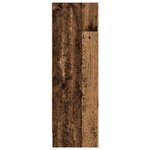 vidaXL Bibliothèque vieux bois 80x24x76 cm bois d'ingénierie