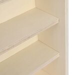 vidaXL Boîte d'Exposition en Bois Marron 80 x 8 5 x 54 cm Contreplaqué