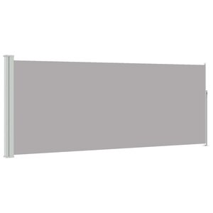 vidaXL Auvent latéral rétractable 120 x 300 cm Gris