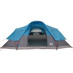 vidaXL Tente familiale à dôme 9 personnes bleu imperméable
