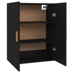 vidaXL Armoire murale suspendue Noir 69 5x34x90 cm