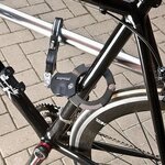 Antivol menottes en acier trempé de 7 6 cm de Ø 1 maillon