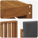 vidaXL Ensemble de canapé d'angle 7 Pièces Naturel et Anthracite
