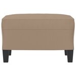 vidaXL Repose-pied Cappuccino 60x50x41 cm Similicuir