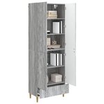 vidaXL Ensemble de Meubles 2 Pièces Sonoma gris Bois d'ingénierie