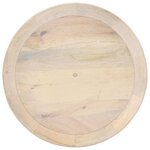 vidaXL Table d'appoint Ø50x55 cm Bois de manguier massif