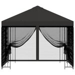 vidaXL Abri de jardin avec parois 3 x 3 m Anthracite