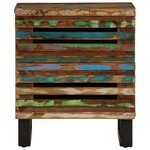 vidaXL Tables de chevet 2 Pièces 40x34x46 cm bois massif de récupération