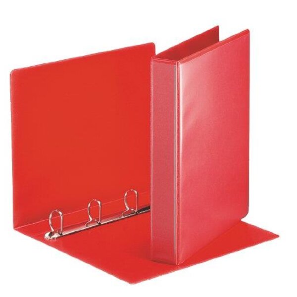 Classeur 4 anneaux 30 mm personnalisable A4 Dos 50 mm Rouge ESSELTE