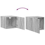 vidaXL Armoire murale sonoma gris 45x42 5x40 cm bois d'ingénierie