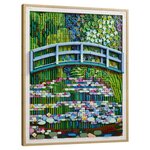 31220 Claude Monet : le bassin aux nymphéas  harmonie verte  art