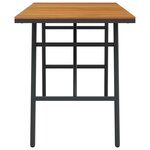 vidaXL Table de salle à manger / Table de repas Marron