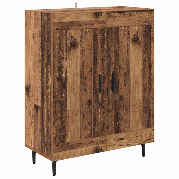 vidaXL Buffet Bois Ancien 69 5 x 34 x 90 cm Bois d'ingénierie et fer