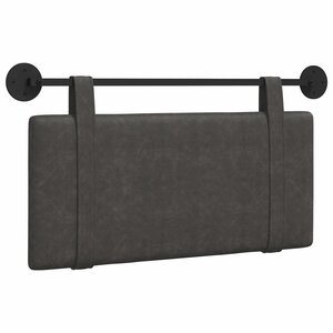 vidaXL Tête de lit suspendue Noir PU antique