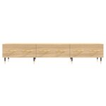 vidaXL Meuble TV chêne sonoma 150x36x30 cm bois d'ingénierie