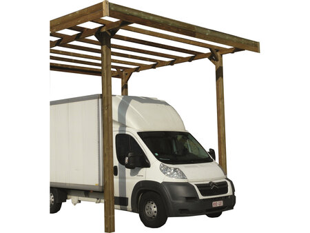 Carport camping-car bois "Modular Carport" - 4.06 x 5.06 m