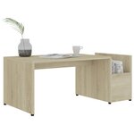 vidaXL Table basse Chêne sonoma 90x45x35 cm bois d’ingénierie