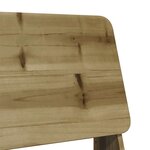 vidaXL Chaises de jardin lot de 2 60x64x70 5 cm bois de pin imprégné