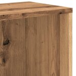 vidaXL Bibliothèque chêne artisanal 67x24x161 cm bois d'ingénierie