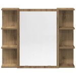 vidaXL Ensemble de meubles salle de bain 3 Pièces bois d'ingénierie