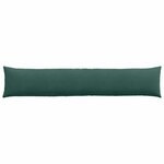 vidaXL Coussins de canapé 2 Pièces Vert foncé 200 x 40 cm