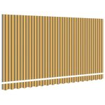 vidaXL Toile de rechange pour store banne Multicolore 400 x 200 cm