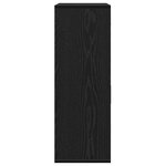 vidaXL Buffet avec tiroir Chêne noir 79 x 38 x 80 cm Bois d'ingénierie