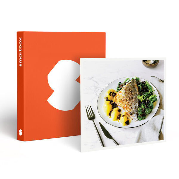 SMARTBOX - Coffret Cadeau Panier à cuisiner Recettes et Cabas pour 4 personnes avec 3 délicieuses recettes et une option gourmande au choix -  Gastronomie