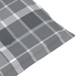 vidaXL Chaise à bascule avec coussin Bambou