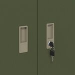 vidaXL Armoire de rangement Vert olive 90 x 40 x 90 cm Acier