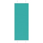 vidaXL Store plissé vert pétrole 70x200 cm largeur du tissu 69 4 cm