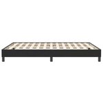 vidaXL Cadre de lit sans matelas noir 140x210 cm velours