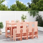 vidaXL Ensemble de bar de jardin 9 Pièces bois massif douglas