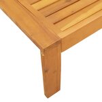 vidaXL Salon de jardin avec coussins 3 Pièces bois massif d'acacia