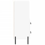 vidaXL Buffet blanc 34 5x34x90 cm bois d'ingénierie