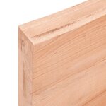 vidaXL Étagère murale marron clair bois chêne massif traité