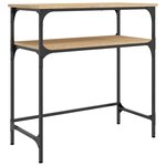 vidaXL Table console chêne sonoma 75x35 5x75 cm bois d'ingénierie