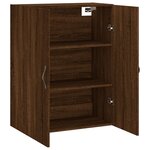 vidaXL Armoire murale chêne marron 69 5x34x90 cm bois d'ingénierie