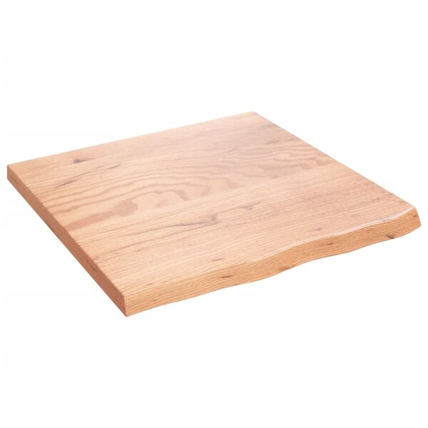 vidaXL Étagère murale marron clair bois chêne massif traité