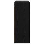 vidaXL Meuble mural Chêne noir 69 5 x 34 x 90 cm