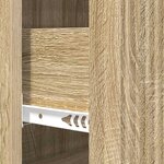 vidaXL Armoire à tiroirs Chêne Sonoma 66 x 34 5 x 90 cm