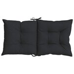 vidaXL Ensemble de coussins pour chaise à dossier bas 6 Pièces